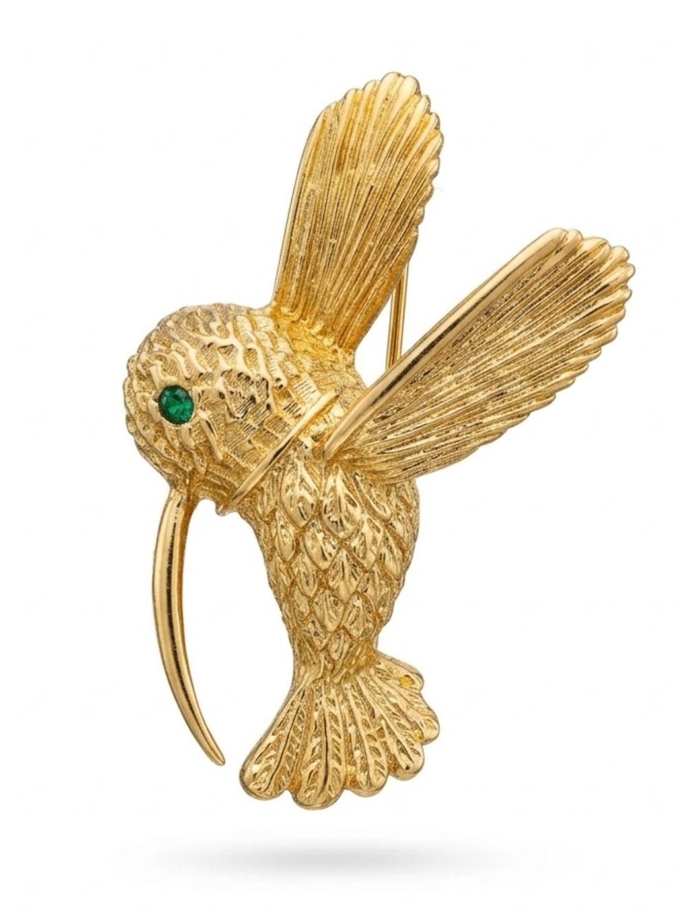 Vintage Hummingbird Bird Pin Brooch